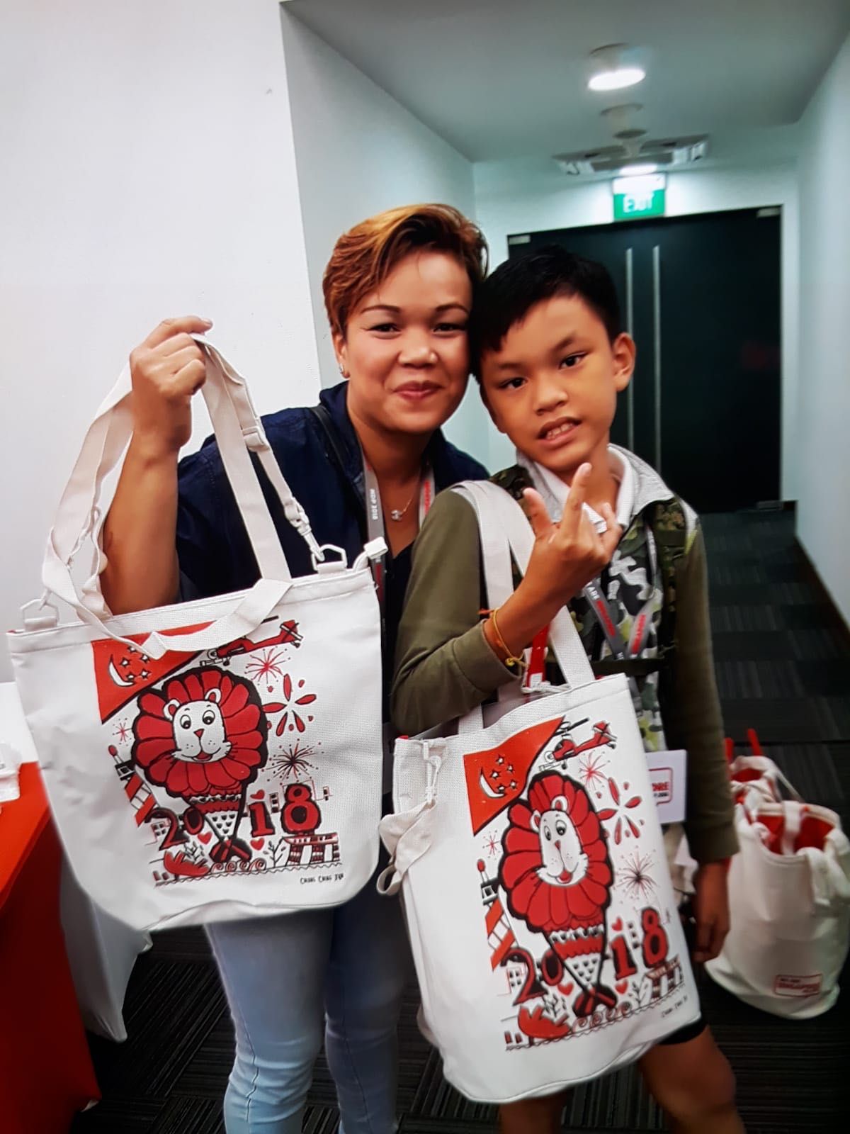 Pathlight Student one of 18 NDP Tote Bag Designers